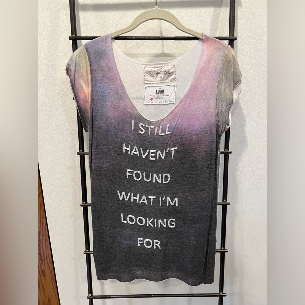 U2 Women's Beaded T Shirt I Still Haven’t Found What I’m Looking For